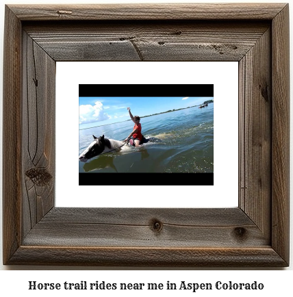 horse trail rides near me in Aspen, Colorado